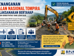 Penanganan Bertahap Jalan Nasional Tompira Jadi Upaya Menjaga Konektivitas Sulawesi Tengah–Sulawesi Tenggara