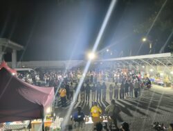 Ribuan Warga Palu Bergandengan Tangan Lewat Tari Dero, Sambut HUT RI ke-81 di Halaman jodjokodi convention center(jcc)