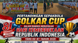 Semarak HUT RI ke-81, Sepak Bola Golkar Cup di Desa Lembantongoa Motivasi Pecinta Olahraga