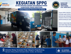 Tim Media Berita Harapan Indonesia dan Media Berita Format Kunjungi Dapur SPPG Masigi, Layani 20 Sekolah dan 3 Posyandu