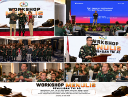 Kemampuan Menulis di Era Digital, Kadispenad: Ala Bisa Karena Biasa*