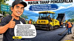 Preservasi Jalan Tagolu–Tentena Masuk Tahap Pengaspalan,  Asas Manfaat Mulai dirasakan Warga