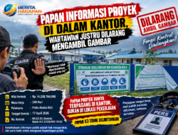 Wartawan Dilarang Mengambil Gambar Papan Informasi Proyek, Ada Apa.