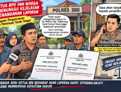 Ketua BPD Desa Lembantongoa dan Warga Menunggu Kejelasan Penanganan Laporan Dugaan Pengancaman dan Pemalsuan Tanda Tangan