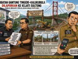 Proyek Jembatan Gantung Tinggede-Kalukubula Dilaporkan ke Kejati Sulteng, Publik Menanti Penjelasan Dinas PUTR Sigi