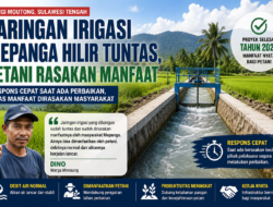 Jaringan Irigasi Mepanga Hilir Tuntas, Petani Rasakan Manfaat dan Respons Cepat Saat Ada Perbaikan