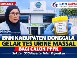 BNN Kabupaten Donggala Gelar Tes Urine Massal bagi Calon PPPK, Sekitar 500 Peserta Telah Diperiksa