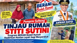 Pemprov Sulteng Tinjau Rumah Sitti Sutini di Mertasari, Program BERANI Bedah Rumah Diharapkan Hadirkan Hunian Layak